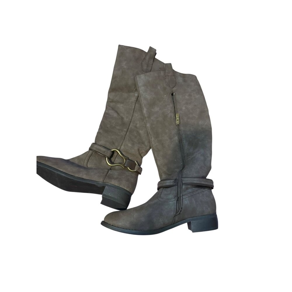 WANTED “Jockey” Tall Brown Boots – Women’s Size 10